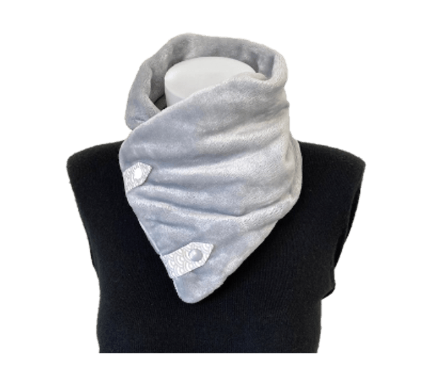 Cache cou doudou Adulte Gris perle Taille unique 