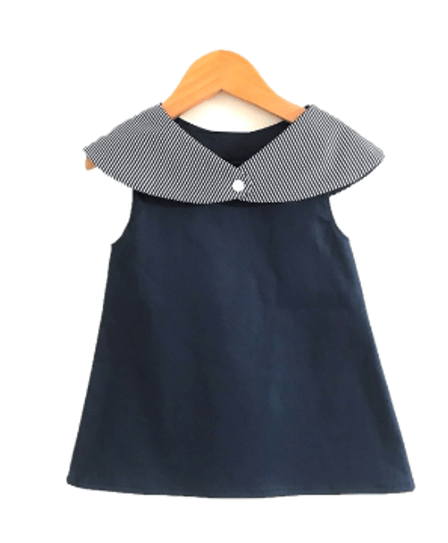 Robe col marin bleu marine