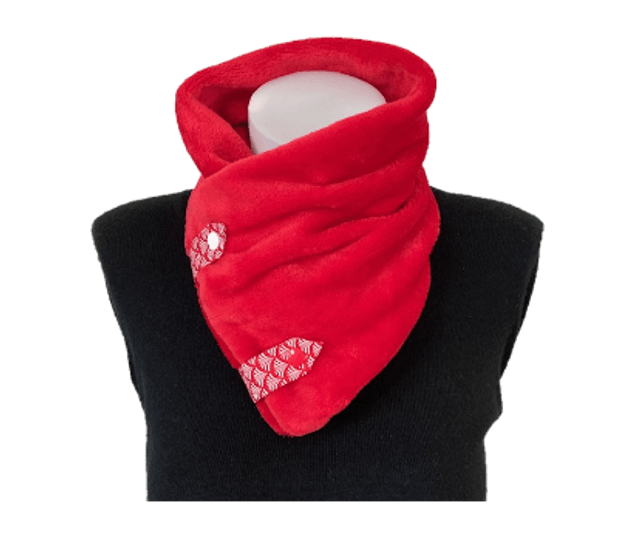 Cache cou doudou Rouge adulte Taille unique 