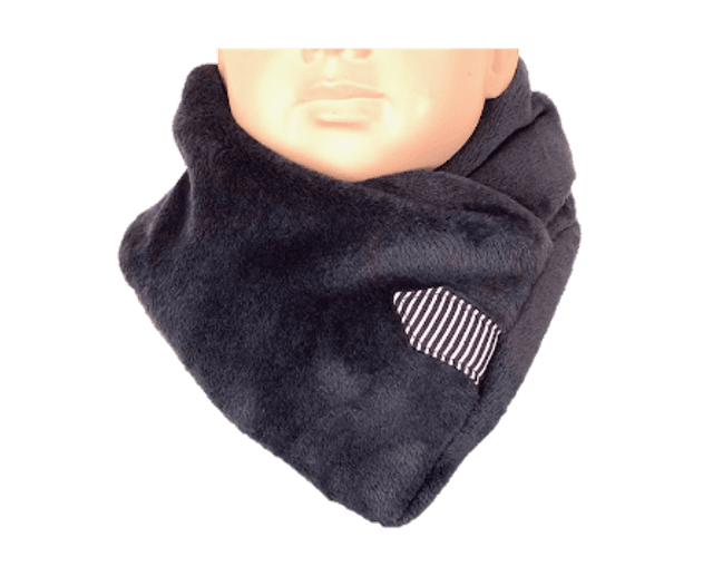Cache cou doudou enfant Bleu Marine Taille unique