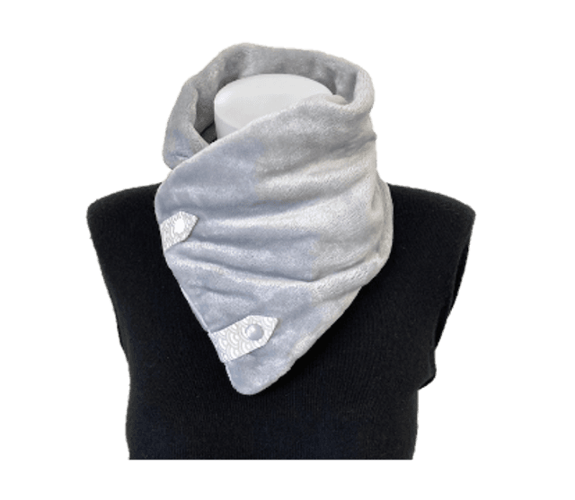 Cache cou doudou Adulte Gris perle Taille unique 