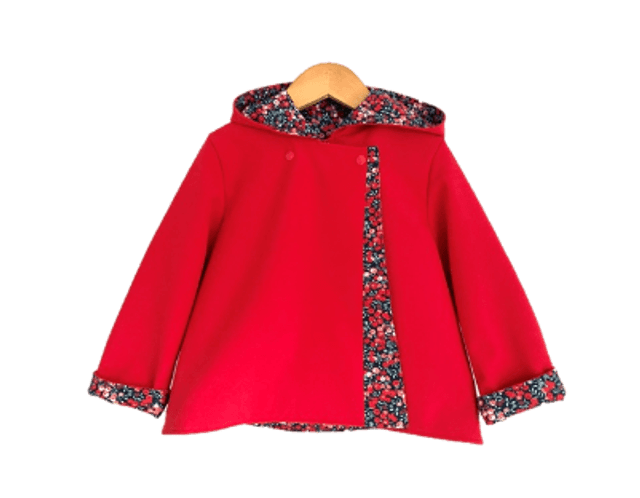 Manteau cape Rouge