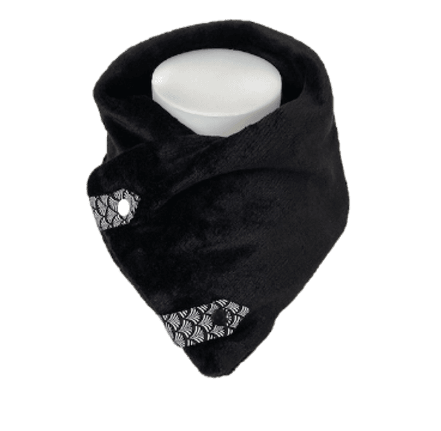 Cache cou doudou Noir adulte Taille unique