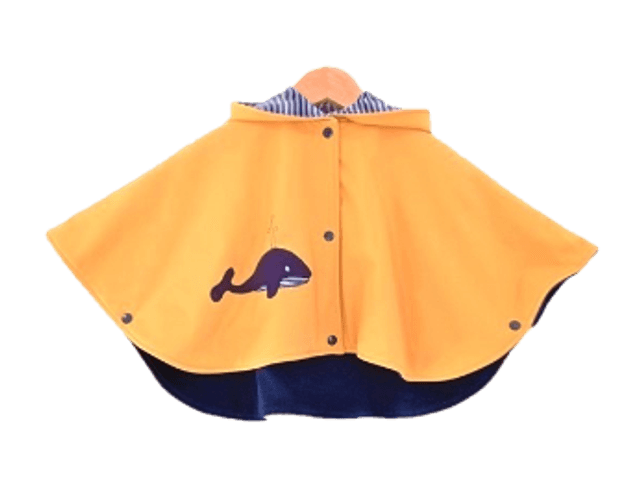 Cape de pluie &quot;Baleine&quot; Jaune