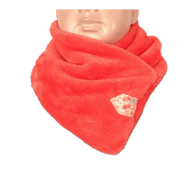 Cache cou doudou enfant Corail Taille unique 